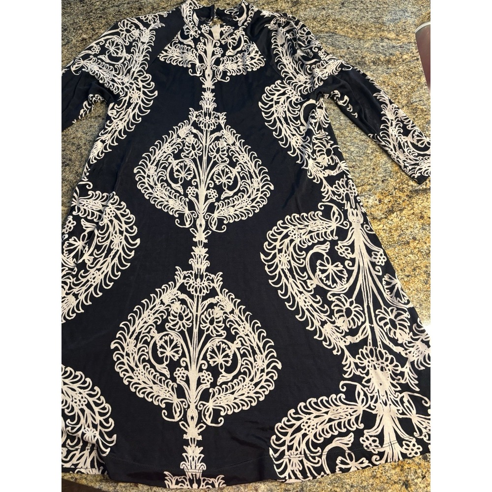 Free People New Romantics Fiesta Floral Boho Mock Neck Mini Dress Sz XS - Picture 7 of 11
